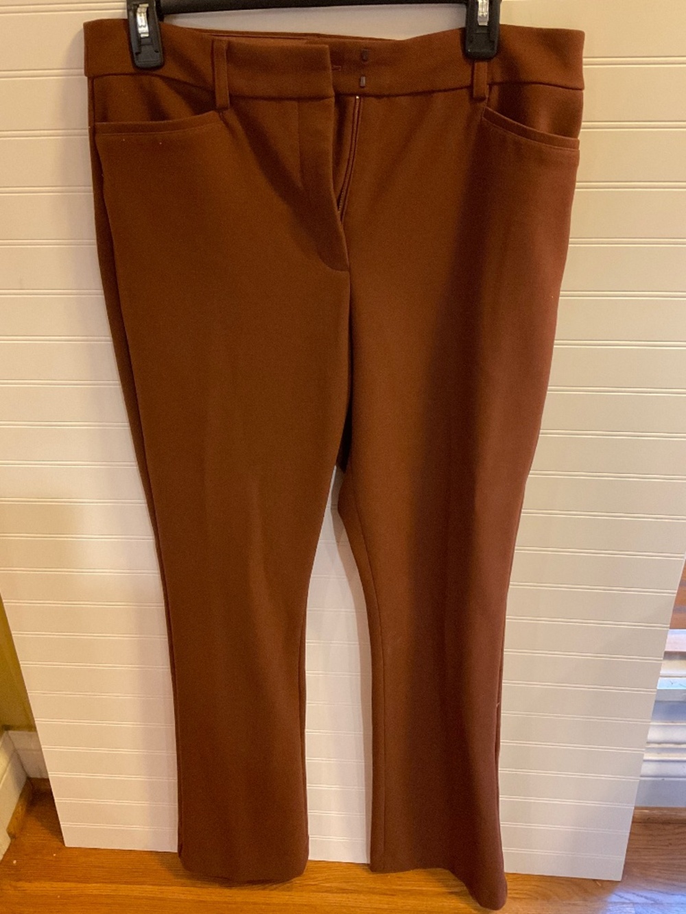 Express Brown Tailored Dress Pants Trousers Straight Leg Women’s Size 10R